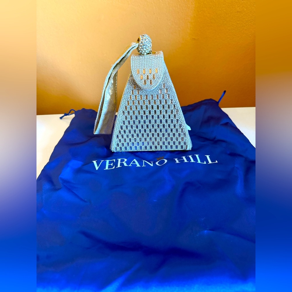 Brand New Verano Hill Crystal Pyramid Handbag